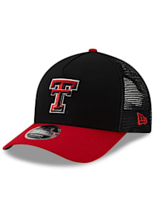 New Era Texas Tech Red Raiders Trucker 9FORTY M Crown Adjustable Hat - Red
