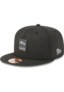 New Era Baltimore Ravens Mens Black 2025 NFL Sideline 59FIFTY Fitted Hat