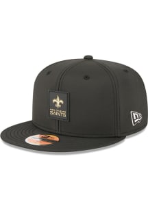 New Era New Orleans Saints Mens Black 2025 NFL Sideline 59FIFTY Fitted Hat