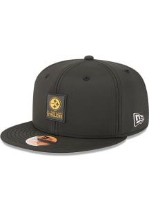 New Era Pittsburgh Steelers Mens Black 2025 NFL Sideline 59FIFTY Fitted Hat