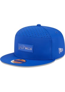 New Era Buffalo Bills Blue 2025 NFL Sideline 9FIFTY Split Panel Mens Snapback Hat
