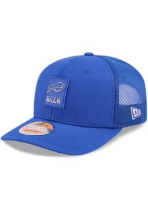 New Era Buffalo Bills 2025 NFL Sideline 9SEVENTY Trucker Adjustable Hat - Blue
