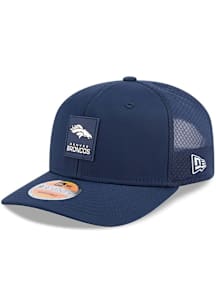 New Era Denver Broncos 2025 NFL Sideline 9SEVENTY Trucker Adjustable Hat - Navy Blue