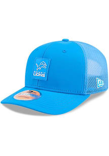 New Era Detroit Lions 2025 NFL Sideline 9SEVENTY Trucker Adjustable Hat - Blue
