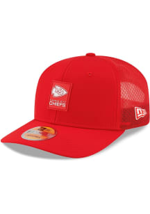 New Era Kansas City Chiefs 2025 NFL Sideline 9SEVENTY Trucker Adjustable Hat - Red