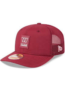 New Era Washington Commanders 2025 NFL Sideline 9SEVENTY Trucker Adjustable Hat - Red