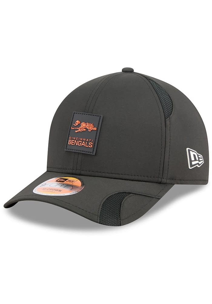 Newera■NFL Cincinnati Bengals Unstruck Ball Cap ■送料込 Men's New Era Black Cincinnati Bengals A-Frame Trucker