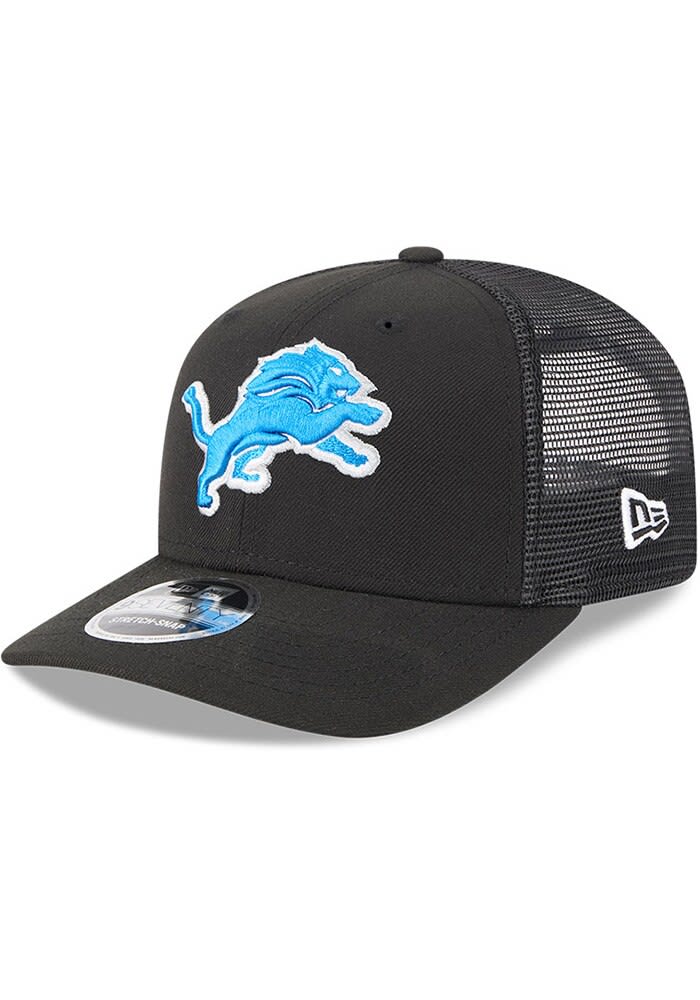 New Era Detroit Lions BLACK Team Stretch 9SEVENTY Trucker