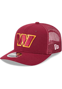 New Era Washington Commanders Team Stretch 9SEVENTY Trucker Adjustable Hat - Maroon