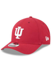 New Era Indiana Hoosiers Team M Crown 9FORTY Adjustable Hat - Cardinal