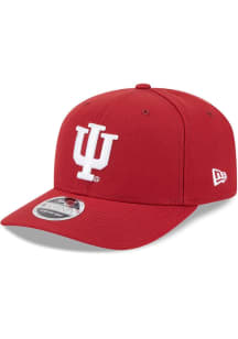 New Era Cardinal Indiana Hoosiers Team Stretch 9SEVENTY Adjustable Hat