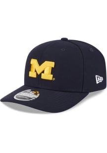 New Era Blue Michigan Wolverines Team Stretch 9SEVENTY Adjustable Hat