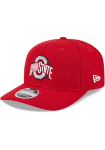 New Era Red Ohio State Buckeyes Team Stretch 9SEVENTY Adjustable Hat