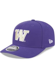 New Era Purple Washington Huskies Team Stretch 9SEVENTY Adjustable Hat