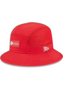 New Era Kansas City Chiefs Red 2025 NFL Sideline Bucket Mens Bucket Hat