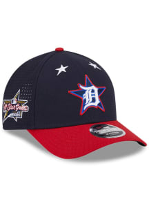 New Era Detroit Tigers 2025 All Star Game Workout M Crown 9FORTY Adjustable Hat - Blue