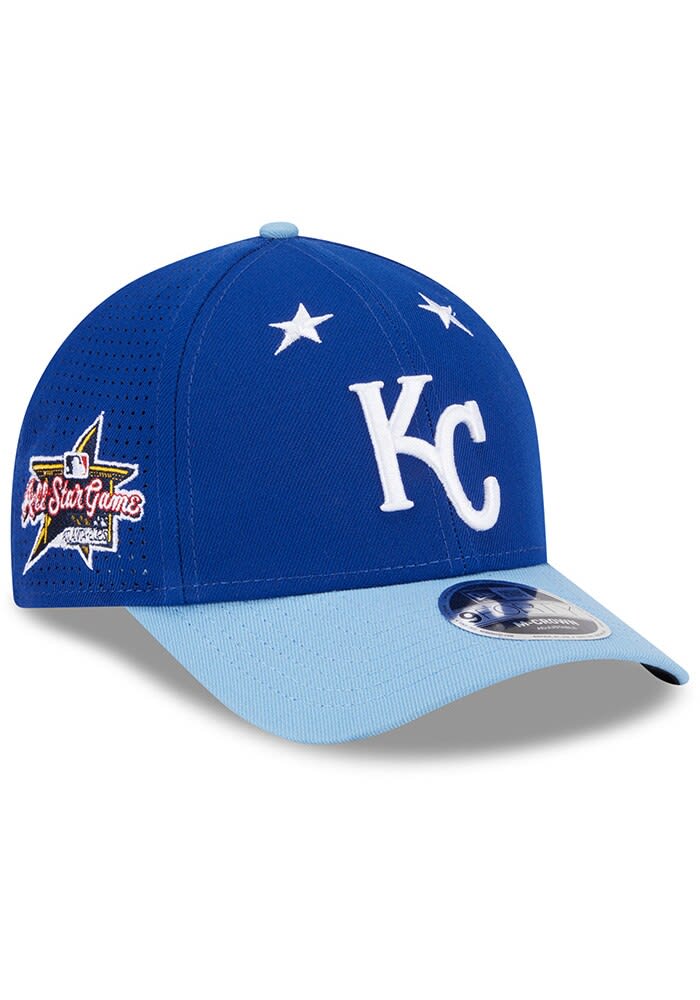 帽子 momentel Star drawing mesh cap - Blue 帽子 momentel Star drawing mesh cap - Blue