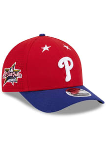 New Era Philadelphia Phillies 2025 All Star Game M Crown 9FORTY Adjustable Hat - Red