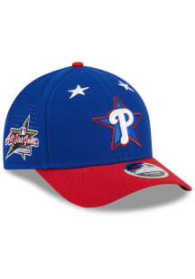 New Era Philadelphia Phillies 2025 All Star Game Workout M Crown 9FORTY Adjustable Hat - Blue
