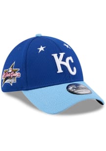 New Era Kansas City Royals Mens Blue 2025 All Star Game 39THIRTY Flex Hat