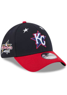 New Era Kansas City Royals Mens Black 2025 All Star Game Workout 39THIRTY Flex Hat