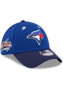 New Era Toronto Blue Jays Mens Blue 2025 All Star Game 39THIRTY Flex Hat
