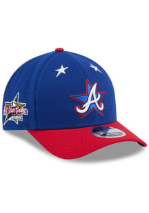 New Era Atlanta Braves 2025 All Star Game Workout M Crown 9FORTY Adjustable Hat - Blue