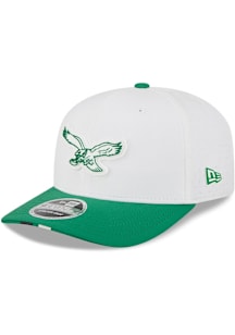 New Era Philadelphia Eagles 2025 Training Camp Stretch Snap 9SEVENTY Adjustable Hat - White