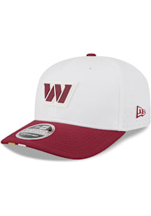 New Era Washington Commanders 2025 Training Camp Stretch Snap 9SEVENTY Adjustable Hat - White