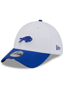 New Era Buffalo Bills Mens White 2025 Training Camp 39THIRTY Flex Hat