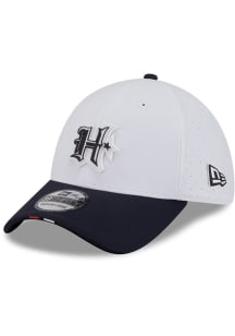 New Era Houston Texans Mens White 2025 Training Camp 39THIRTY Flex Hat