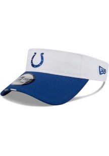 New Era Indianapolis Colts Mens White 2025 Training Camp Visor Adjustable Visor