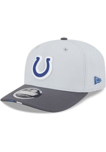 New Era Indianapolis Colts NFL 2025 Training Camp 9SEVENTY Stretch Snap Adjustable Hat - Grey