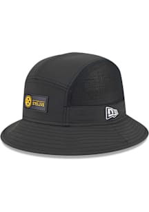 New Era Pittsburgh Steelers Black 2025 NFL Sideline Bucket Mens Bucket Hat