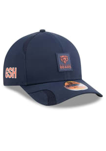New Era Chicago Bears Navy Blue 2025 NFL JR Sideline 9FORTY M Crown Youth Adjustable Hat