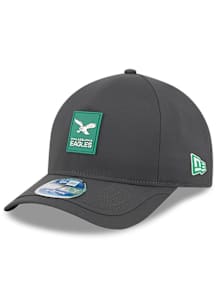 New Era Philadelphia Eagles 2025 NFL Sideline Cold Weather 9FORTY M Crown Adjustable Hat - Grey