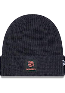 New Era Cincinnati Bengals Grey 2025 NFL Sideline Cold Weather Cuff Mens Knit Hat