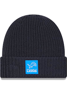 New Era Detroit Lions Grey 2025 NFL Sideline Cold Weather Cuff Mens Knit Hat