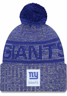 New Era New York Giants Grey 2025 NFL Sideline Cold Weather Sport Mens Knit Hat
