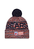 New Era Chicago Bears Navy Blue 2025 NFL Sideline Cold Weather Sport Mens Knit Hat