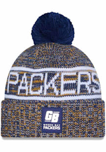 New Era Green Bay Packers Yellow 2025 NFL Sideline Cold Weather Sport Mens Knit Hat