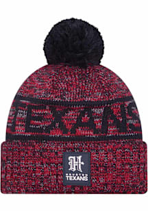 New Era Houston Texans Navy Blue 2025 NFL Sideline Cold Weather Sport Mens Knit Hat