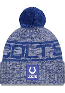 New Era Indianapolis Colts Blue 2025 NFL Sideline Cold Weather Sport Mens Knit Hat
