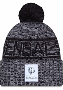 New Era Cincinnati Bengals Grey 2025 NFL Sideline Cold Weather Sport Mens Knit Hat