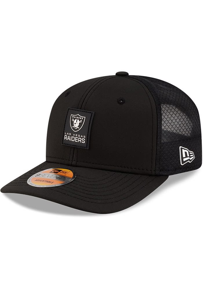 New Era Las Vegas Raiders BLACK 2025 NFL Sideline 9SEVENTY Trucker