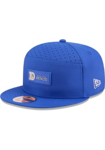 New Era Denver Broncos Blue 2025 NFL Sideline 9FIFTY Split Panel Mens Snapback Hat