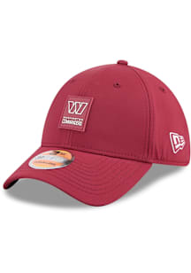 New Era Washington Commanders Mens Red 2025 Sideline 39THIRTY Flex Hat