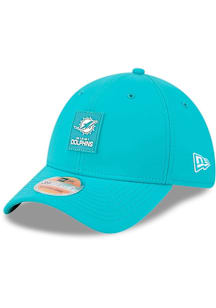 New Era Miami Dolphins Mens Green 2025 Sideline 39THIRTY Flex Hat