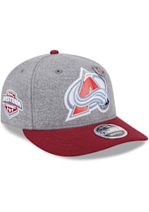 New Era Colorado Avalanche Wool Low Profile 9FIFTY Adjustable Hat - Grey