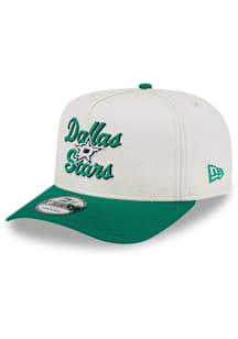 New Era Dallas Stars A frame Chainstitch 9FIFTY Adjustable Hat - White